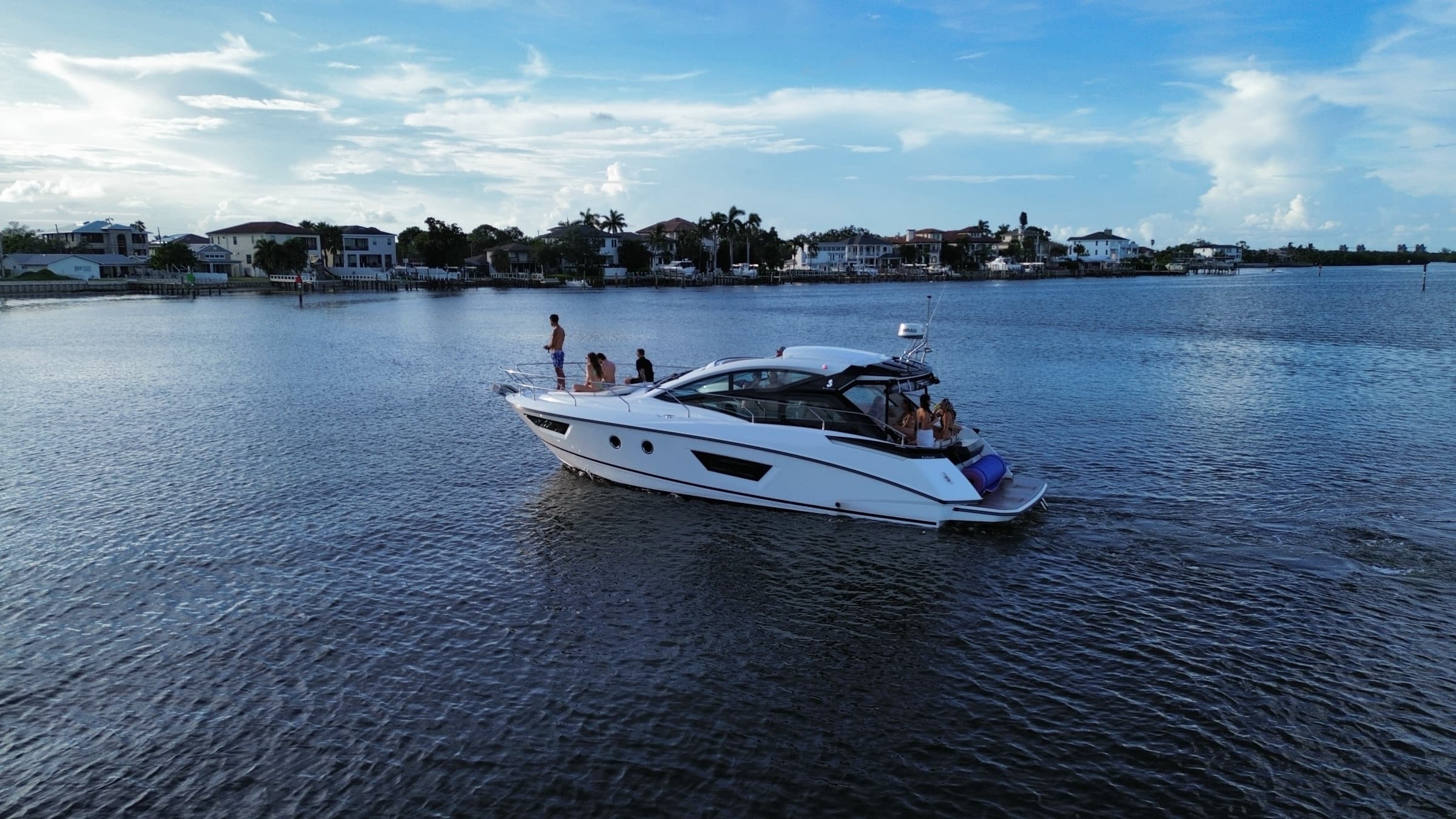 Gran Turismo 40 on the intracoastal at golden hour