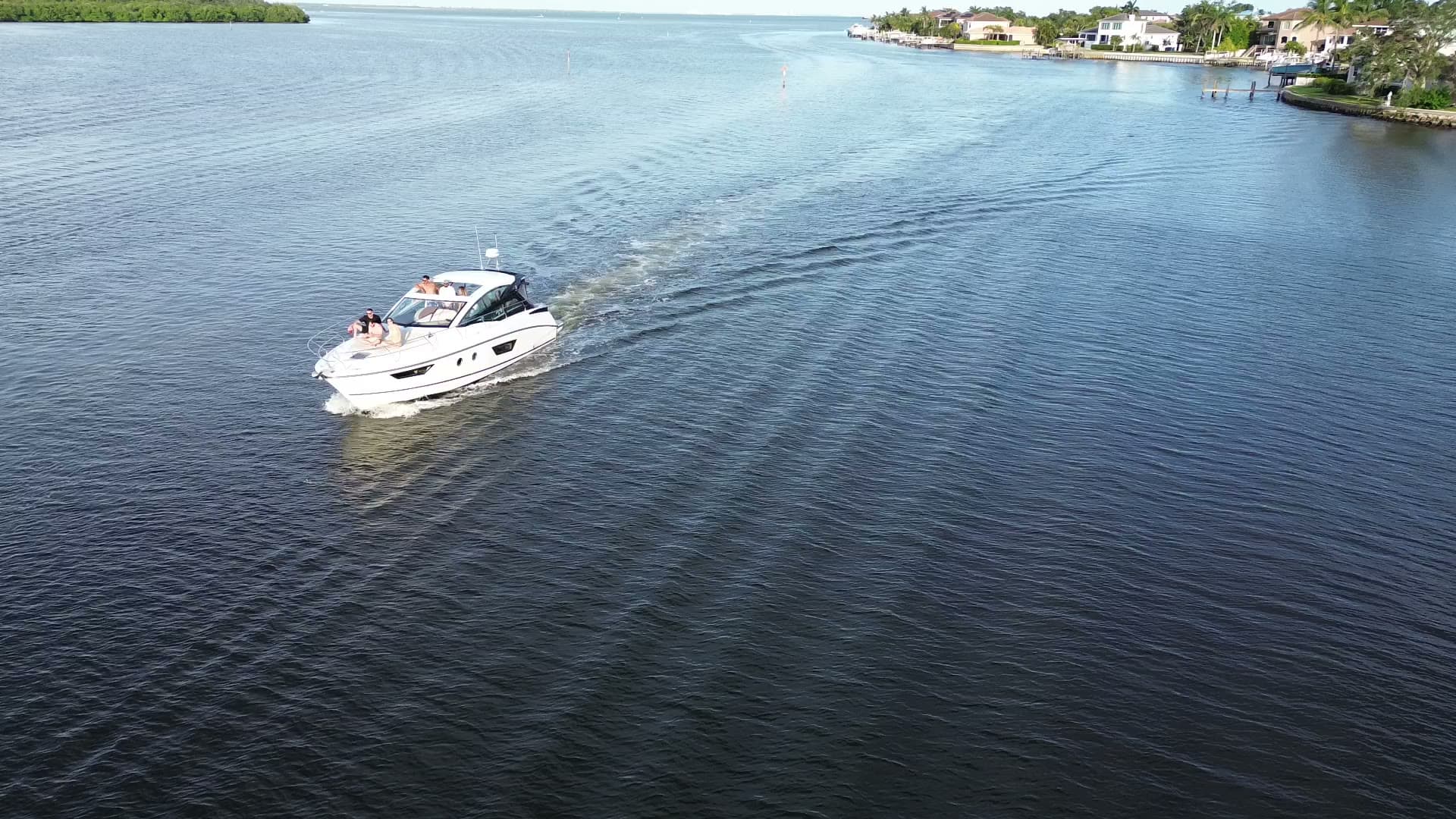 Open water off downtown St. Petersburg